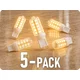 Bemko LED žarnica G9 3,5W, 320°, 5-PACK! Barva světla: Topla bela [D84-SLB-G9-035-3K]