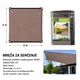 KMT Tenda, 3x4 m, Braon