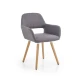 Halmar Jedilni stol K283 - siv