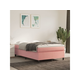 Den Box spring posteljni okvir roza 120x200 cm žamet