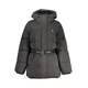 Calvin Klein Jeans BELTED MIDWEIGHT PUFFER Črna