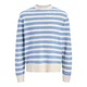 Jack & Jones Junior Pulover modra/svetlo modra/bela