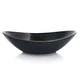 DUKA Globok krožnik TIME BLACK 22 cm grafitni porcelan