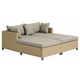 Sun lounger HALLING W180xL200 natural