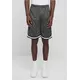 Mens shorts Striped Mesh white/black