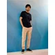 Sinsay - Cargo jogger pantalone - nude