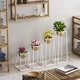 Aberto Design Set dekorativnih saksija GED-018-C, 17x30 cm, Bela