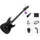 PSD Guitars SPS-100B Premium SET Open Pore Black Električna kitara