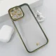 Maska za telefon Luxury Crystal Clear za iPhone 16 Pro Max, Plava