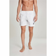 Mens Block Swimsuit White