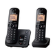 Panasonic KX-TGC222 DECT telefon Identifikacija poziva Crno