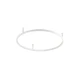 Ideal Lux - LED Stropna svetilka ORACLE SLIM LED/37W/230V 2700K pr. 70 cm bela