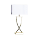 ByRydens 2829610-5000 - Stona lampa OMEGA 1xE27/5W/230V bela/zlatna