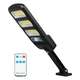 Solarna svetilka s senzorjem gibanja, 3-LED 24W 1800lm vgrajena baterija 1800mAh + daljinec
