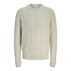 JACK & JONES Pulover JJPAUL volneno bela
