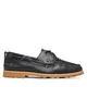Nizki čevlji Tommy Hilfiger Hilfiger Braided Lth Boat Shoe FM0FM05892 Mornarsko modra
