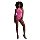 Ouch! Glow in the Dark Body with Halter Neck Neon Pink XL-4XL