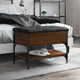 Klupa za cipele boja hrasta 62x42x45 cm od konstruiranog drva