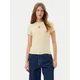 Tommy Jeans Majica ESSENTIAL marine/svetlo rumena/rubin rdeča/bela