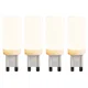 Set 4 G9 3-stopenjsko zatemnljivih LED žarnic 4,5W 500lm 2700K