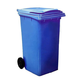 Dvorišna kanta za smeće 240l Standard plava 5015 PL240