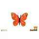 Metulj monarh Monarch Zooted plastika 5,5cm