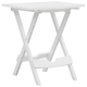 vidaXL Sklopivi vrtni stol 45,5 x 38,5 x 50 cm bijeli