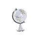 Dekorativni globus sivi 17x15x28