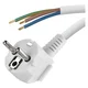Priključna vrvica PVC 3x0,75mm bela 5M