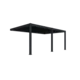 Bioklimatska pergola Antares Stenska, 4 x 6, Antracit, Električni motor in LED luči