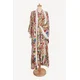 Ženski kimono Athena, Dugi, Belo-ljubičasti