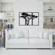 Wallity Zidna dekoracija Cinarci, 80x50 cm, 1.2mm, Crna