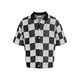 JACK & JONES Pletena jopa JCOATHLETICO črna/off-bela