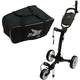 Axglo TriLite 3-Wheel Trolley Black/White SET