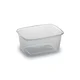 Skleda (PP) kvadratna prozorna 108 x 81 mm 250 ml [100 kos]
