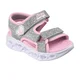 Skechers Sandale za devojčice S Lights Heart Lights Sandal, 303114N-SLPK, Srebrno-roze