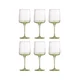 Bloomingville Komplet kozarcev za vino Luciana 430 ml 6-pack