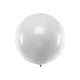 shumee Okrogel balon 1 m, kovinsko srebrn sneg
