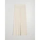Sinsay - Strukturirane wide leg pantalone - nude