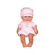Dojenček s kapo roza 22 cm