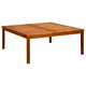 Vidaxl Vrtna klubska mizica 110x110x45 cm trden akacijev les