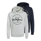 JACK & JONES Majica FOREST, modra, siva