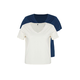 Trendyol Curve Multicolored 2-Pack Basic Knitting T-shirt