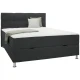 Mömax Postelja Boxspring Oviedo, Antracit, 180x200