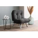 Atelier del Sofa Fotelja Misa 110x70cm Tamnosiva