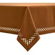 MIULEE Vodoodporen prt z laneno strukturo, eleganten, dekorativen, rjav, 140x220 cm, z učinkom lotosovega cveta, odporen proti gubam, enostavna nega, pralni v stroju, za kuhinjo, dnevno sobo, vrt