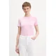 GUESS JEANS Majica roza/bela