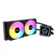 Raidmax Hladnjak za procesor Infinita LM240, ARGB, LCD 2.73, Crni