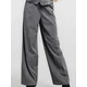Sinsay - Wide leg pantalone - svetlo siva