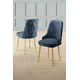 Hanah Home Set stolica Newa, 46x94x46 cm, 2 komada, Zlatno-plave boje